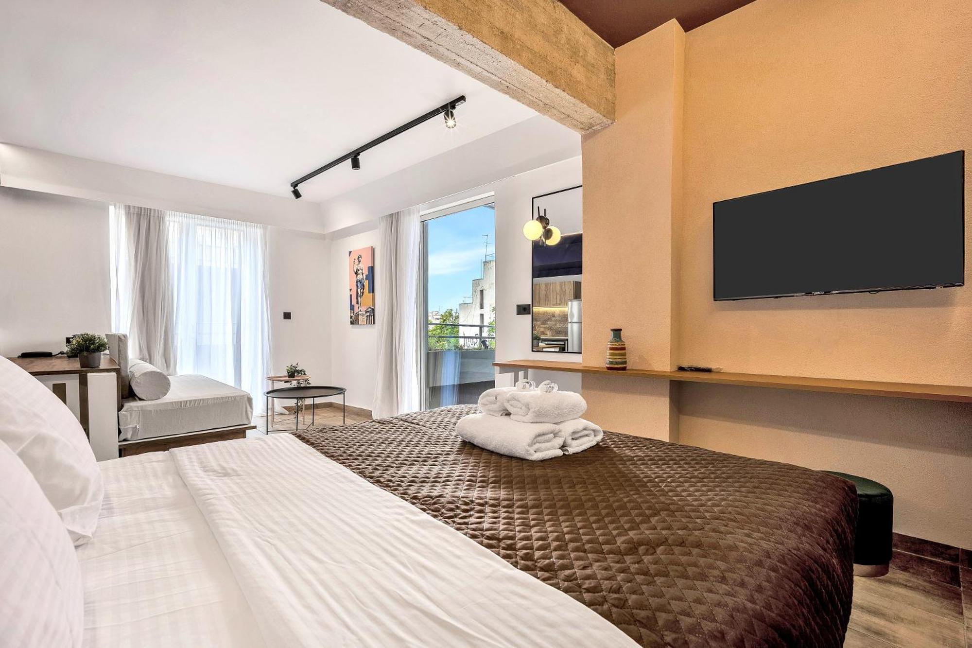 The Dorians Aparthotel Athena Bagian luar foto
