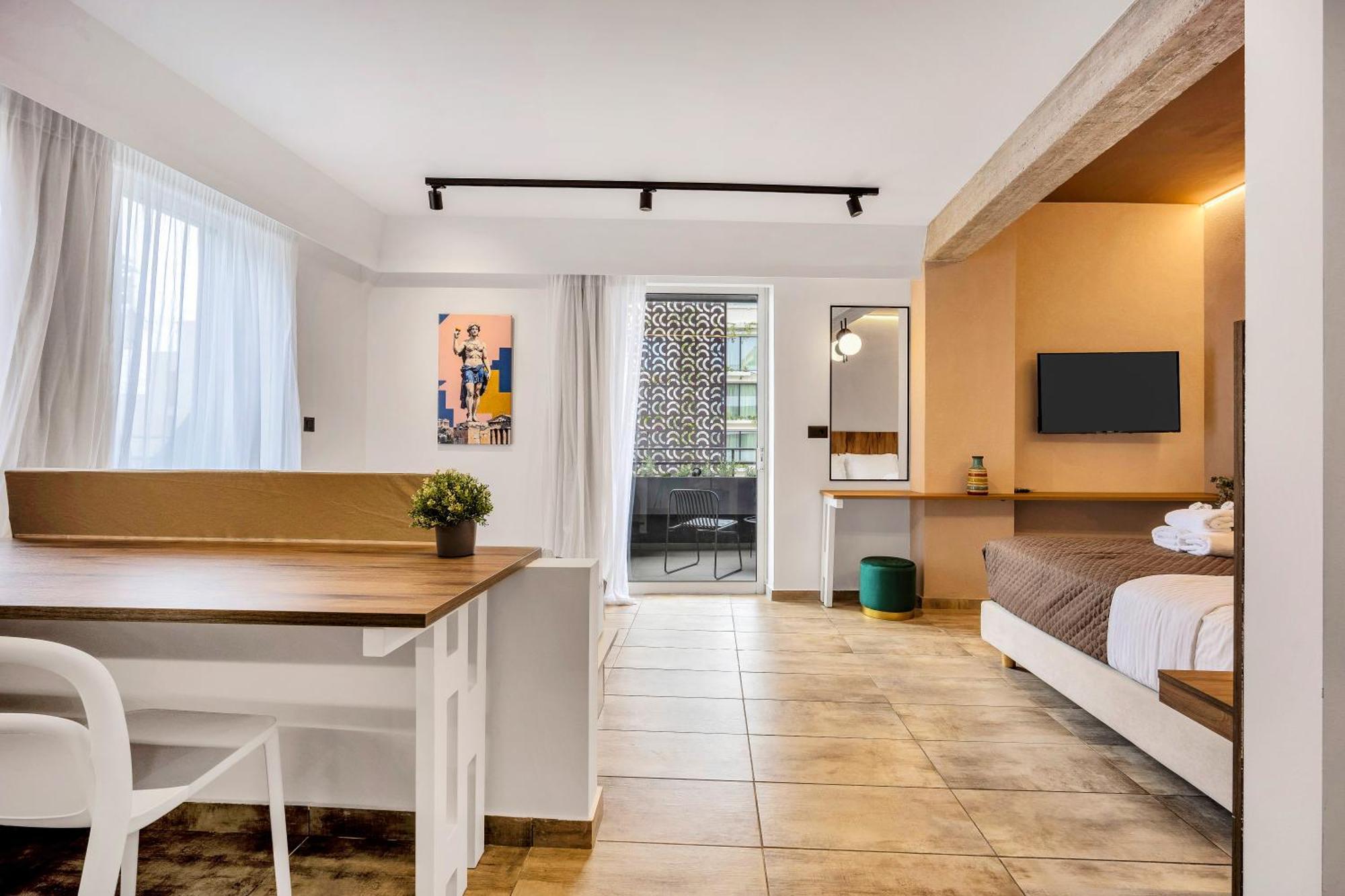 The Dorians Aparthotel Athena Bagian luar foto