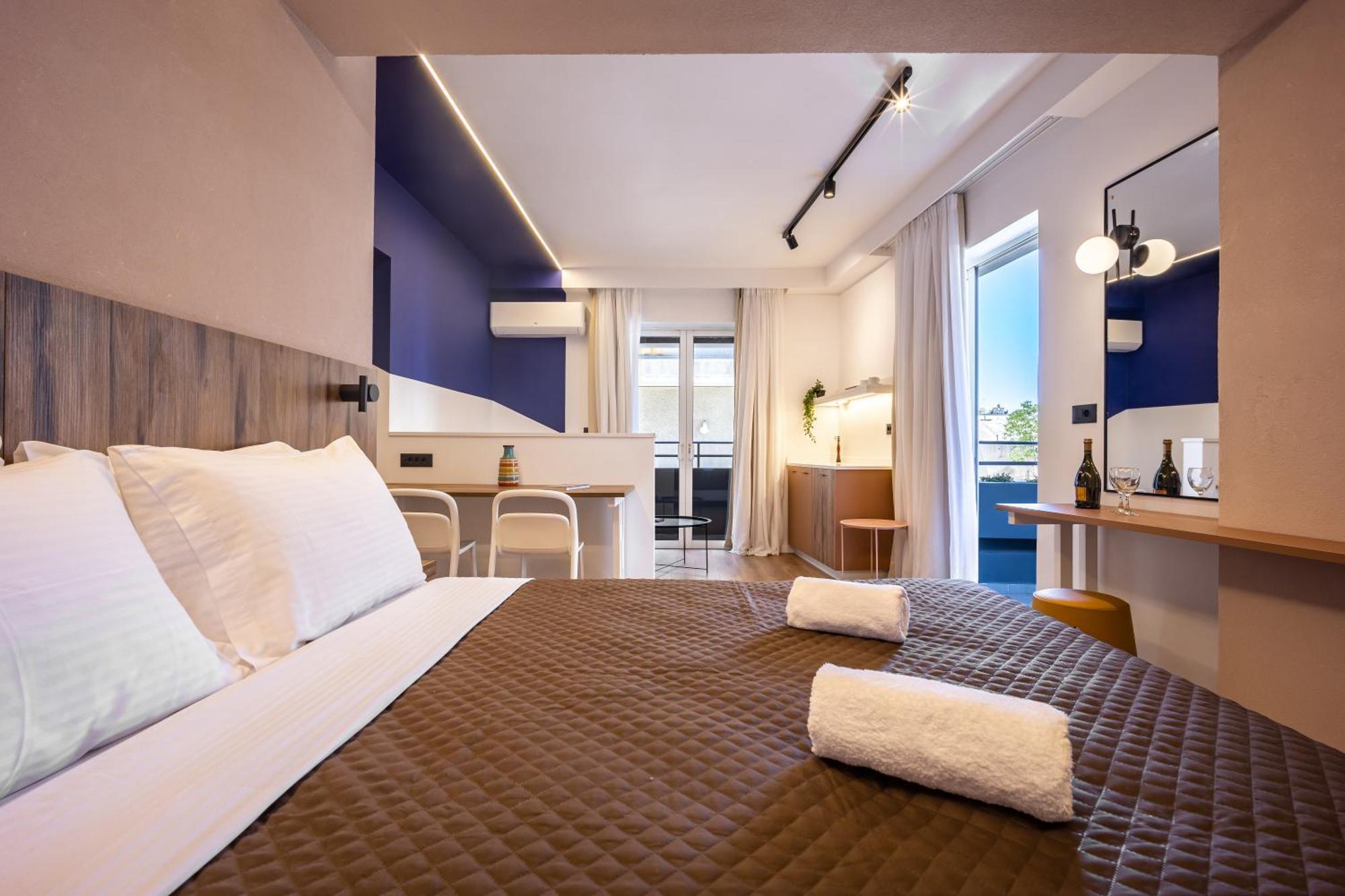 The Dorians Aparthotel Athena Bagian luar foto